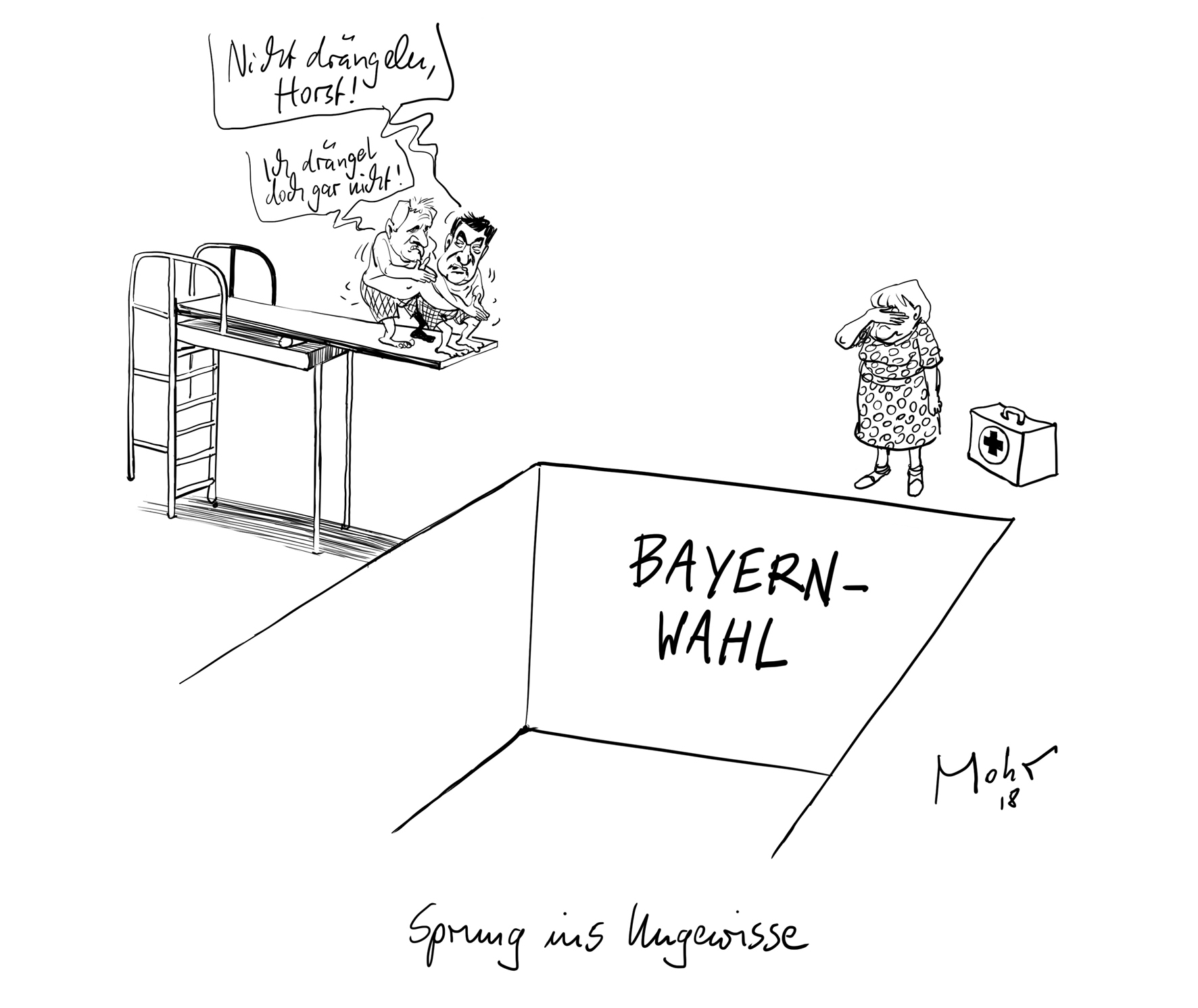 Sprung ins Ungewisse