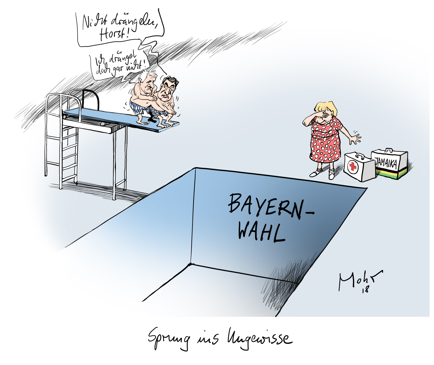 Sprung ins Ungewisse
