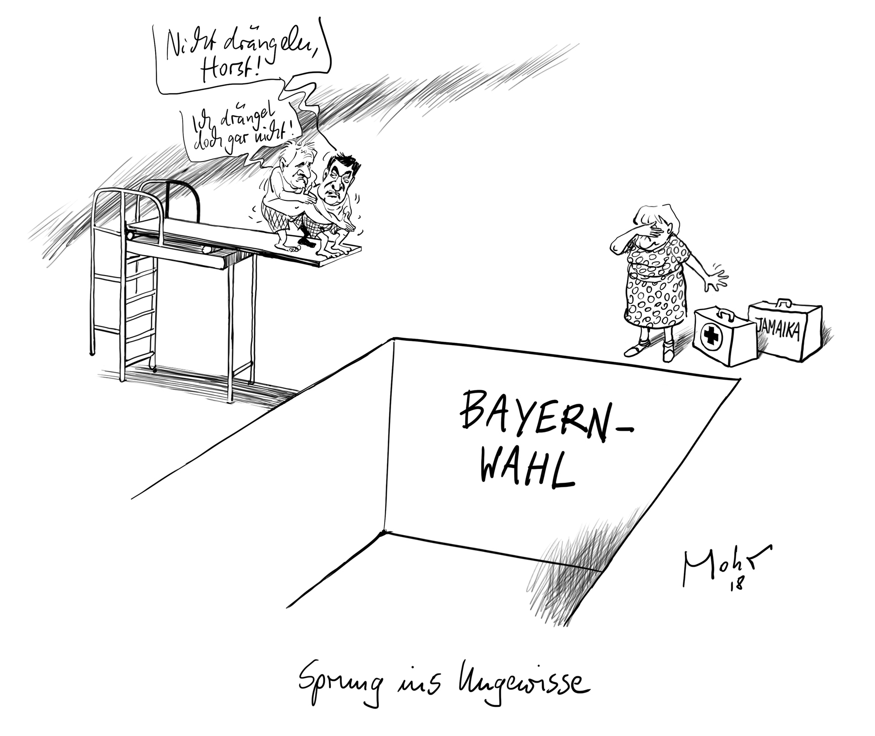 Sprung ins Ungewisse