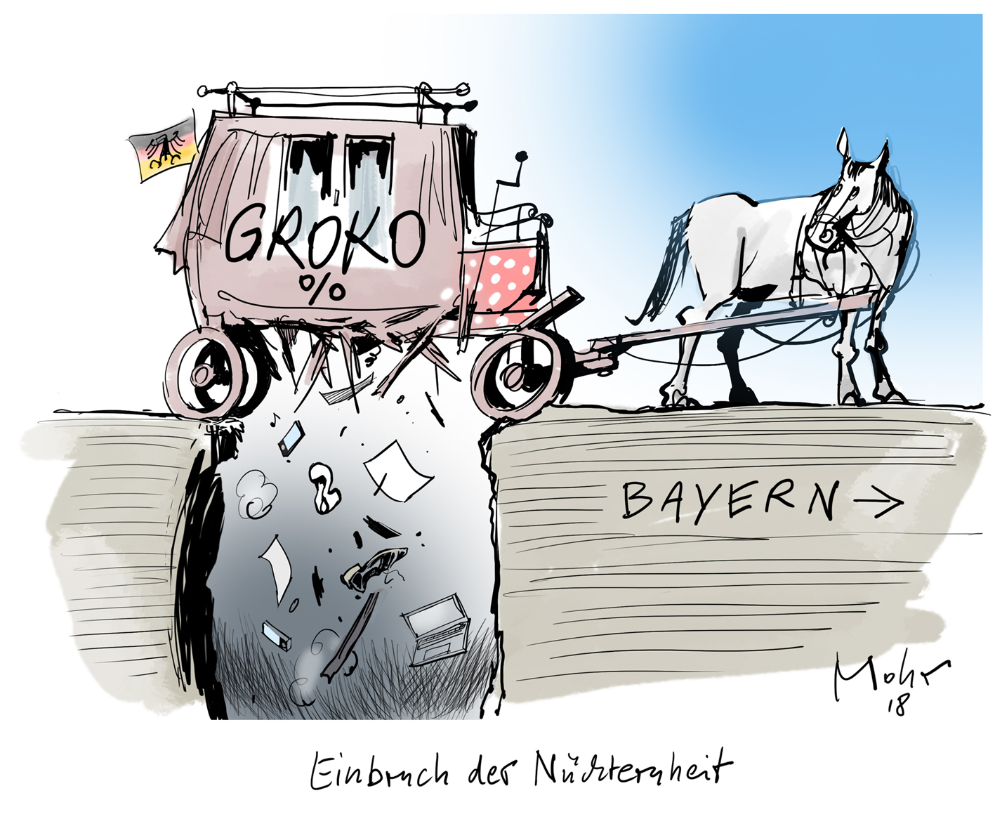 Einbruch der Nüchternheit