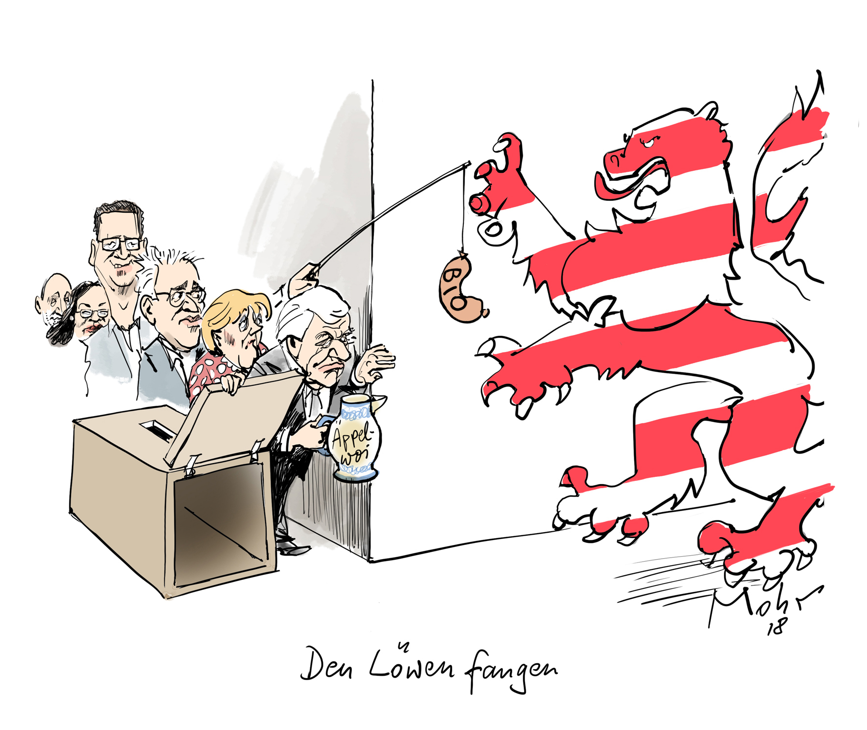 Den Löwen fangen