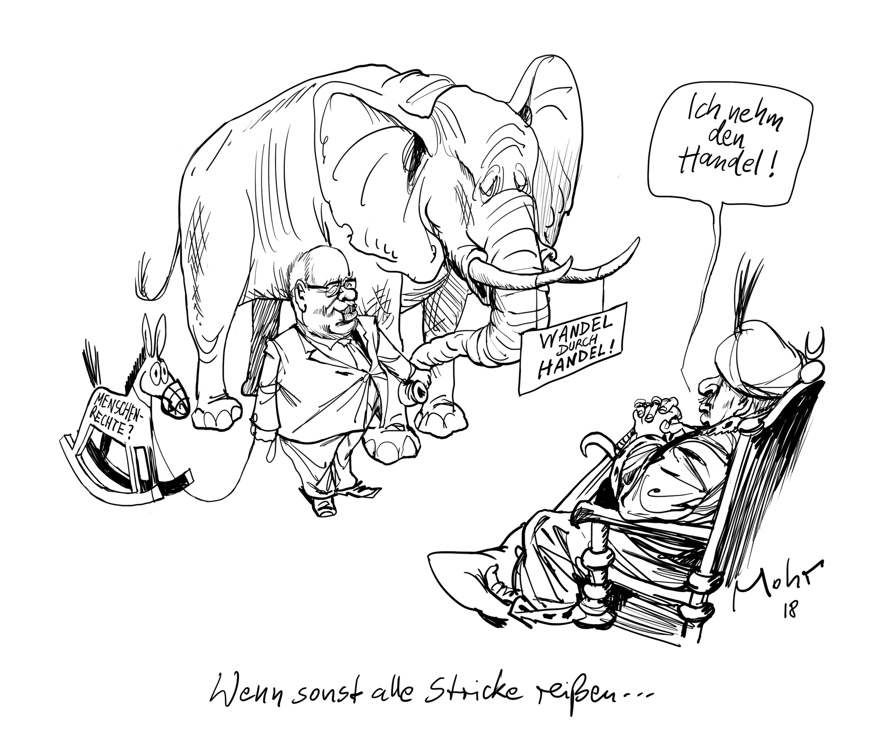 Wenn sonst alle Stricke reißen...