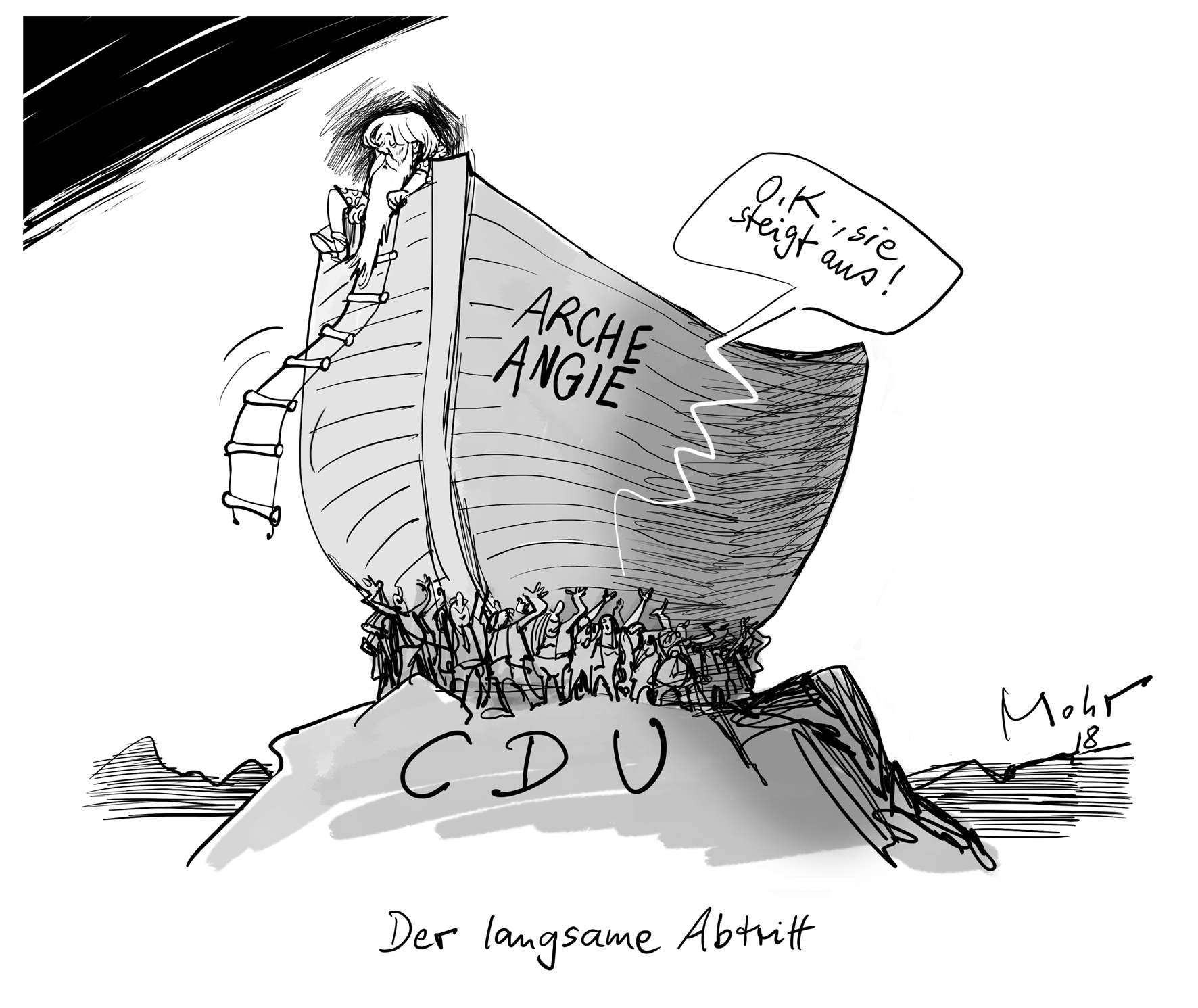Der langsame Abtritt