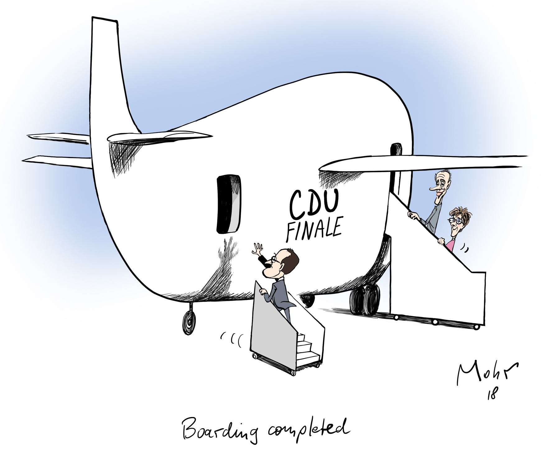 Boarding completed