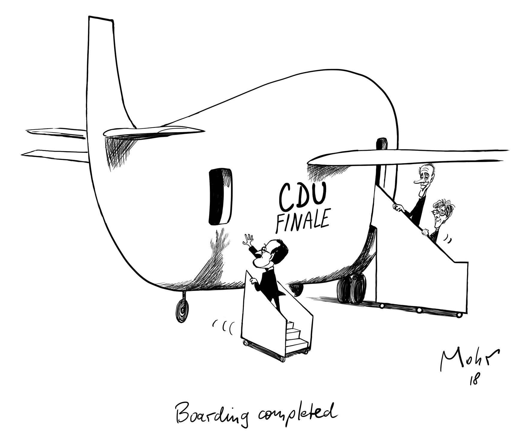 Boarding completed