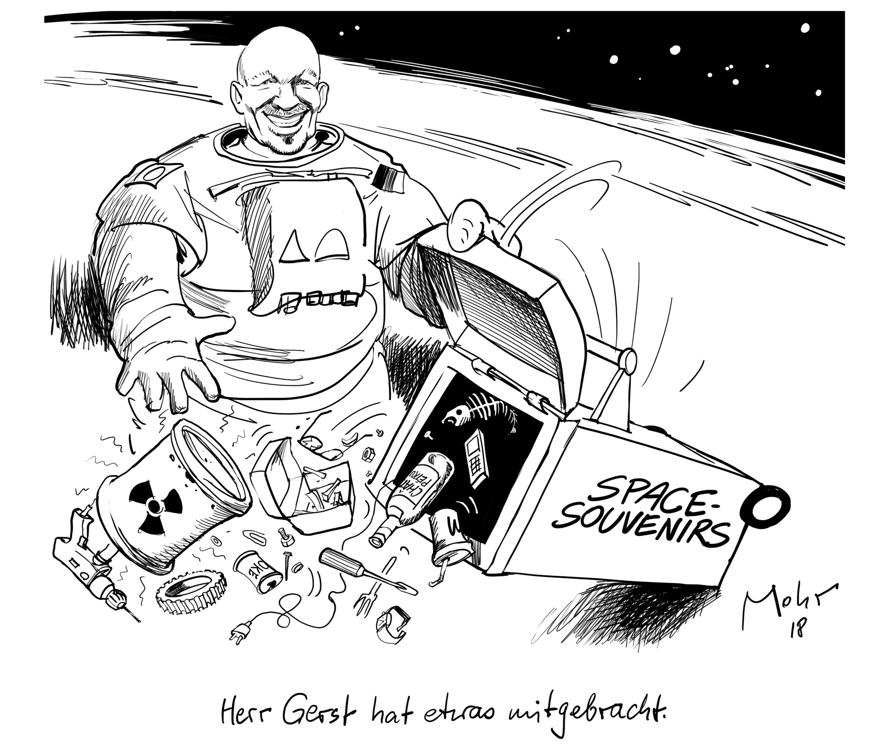Herr Gerst hat etwas mitgebracht.