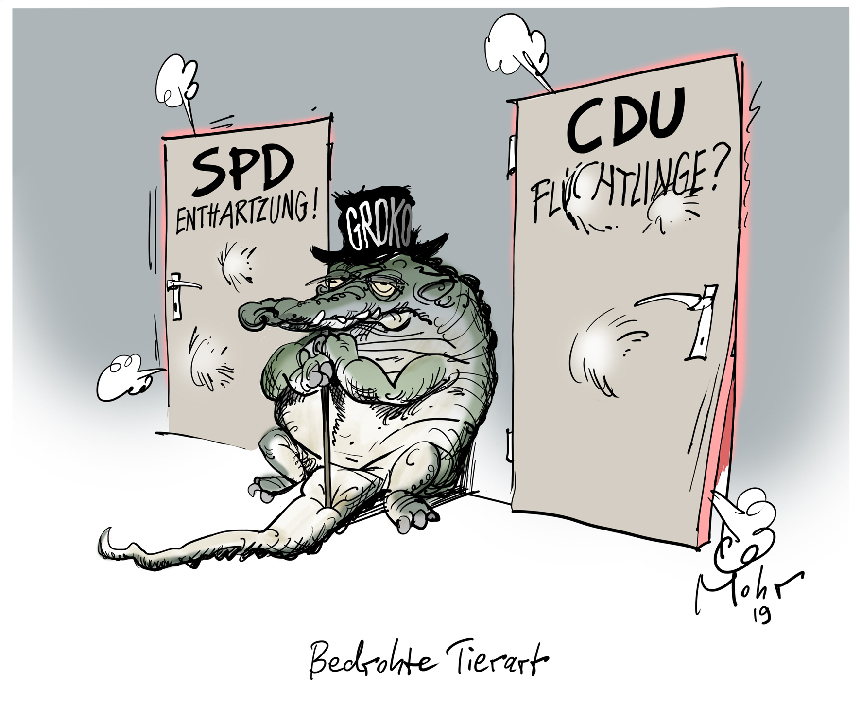 Bedrohte Tierart
