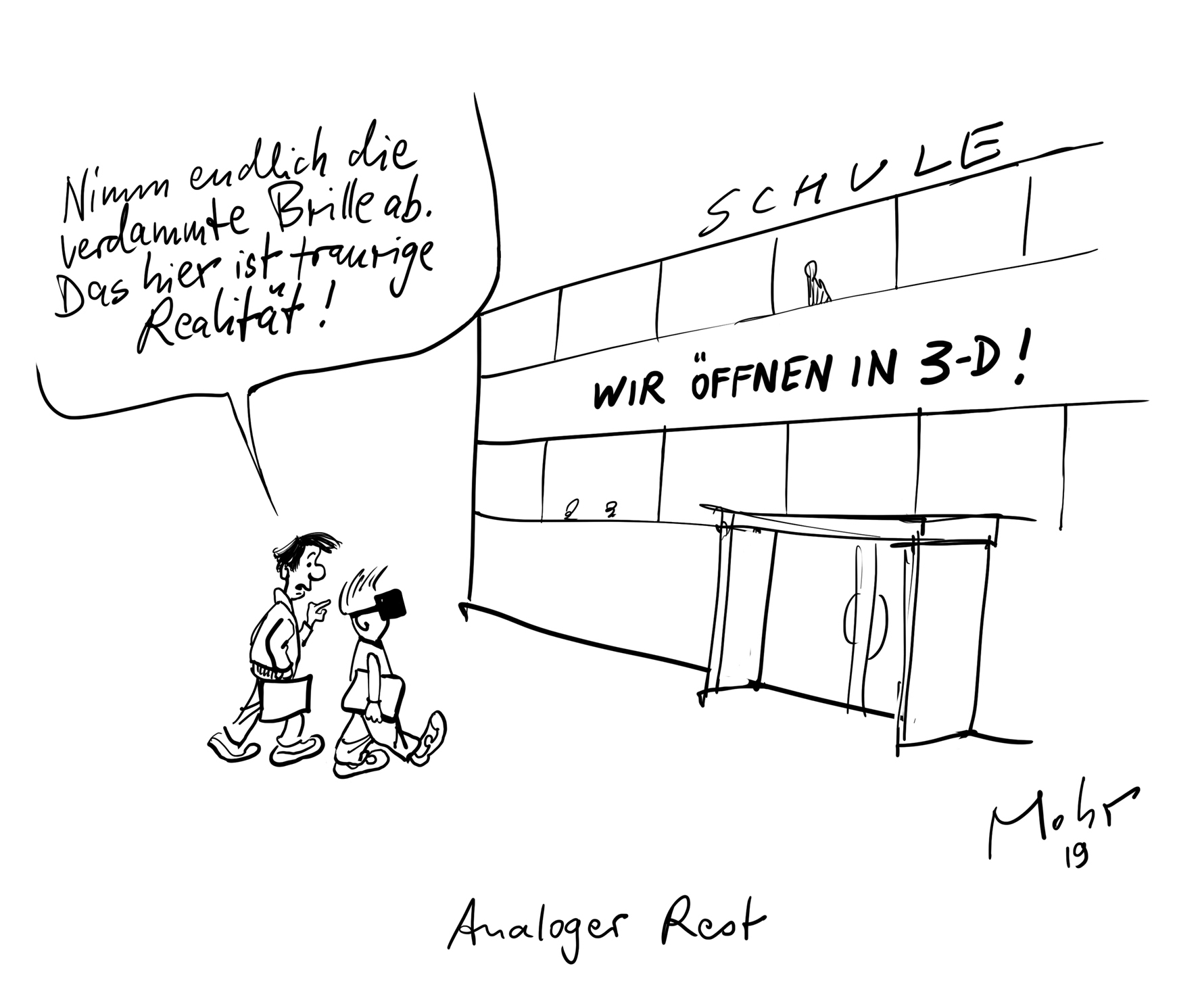 Analoger Rest