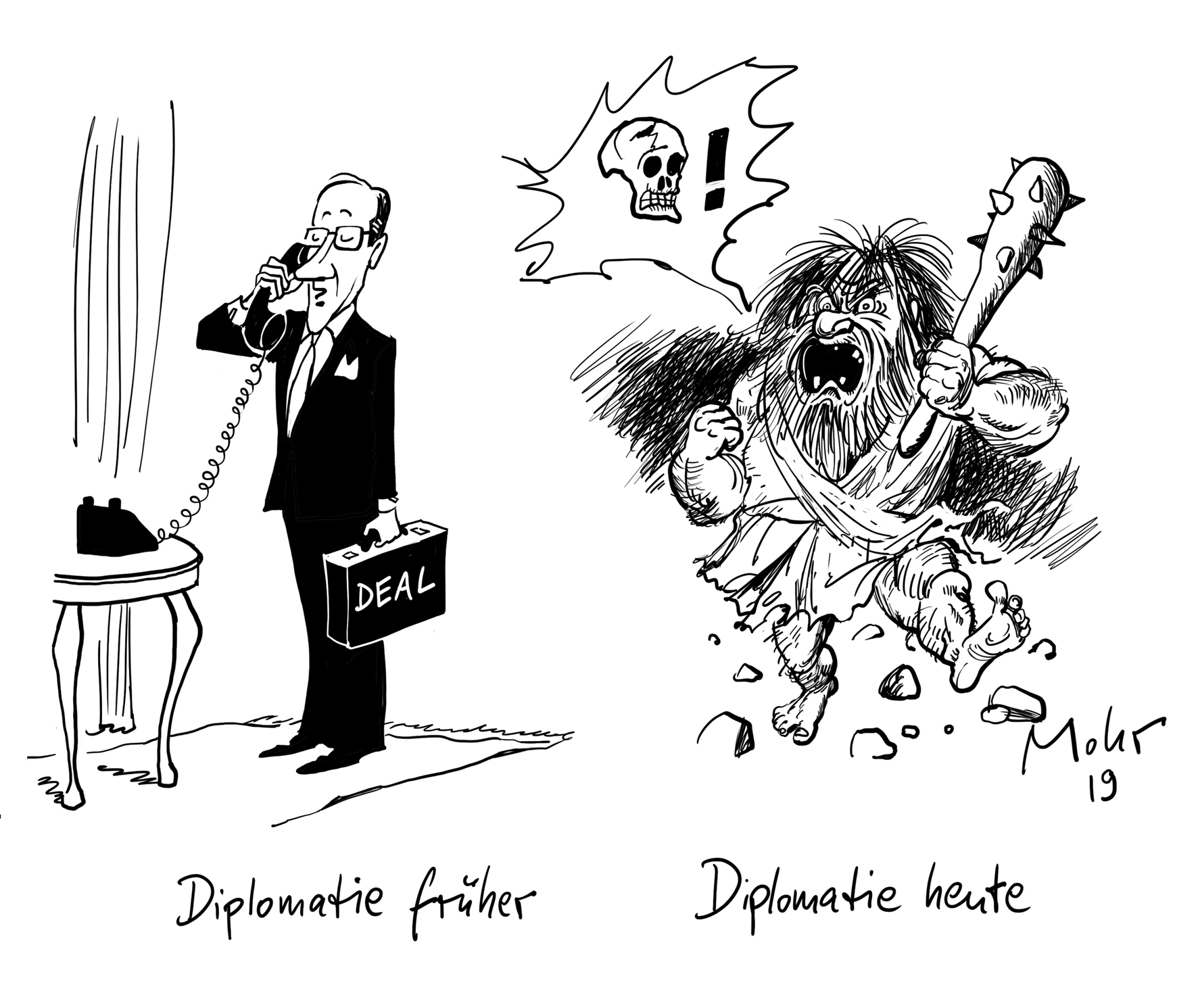 Diplomatie früher, Diplomatie heute 