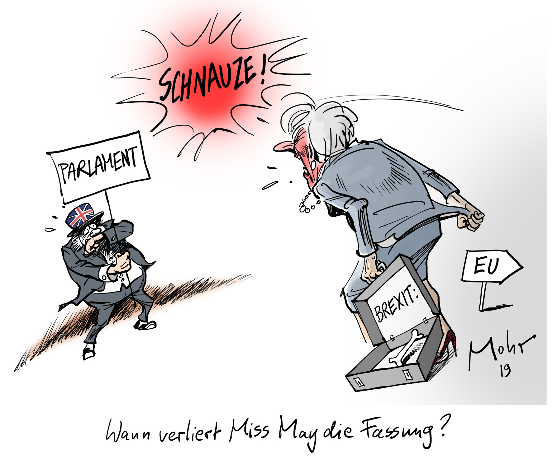 Wann verliert Miss May die Fassung?