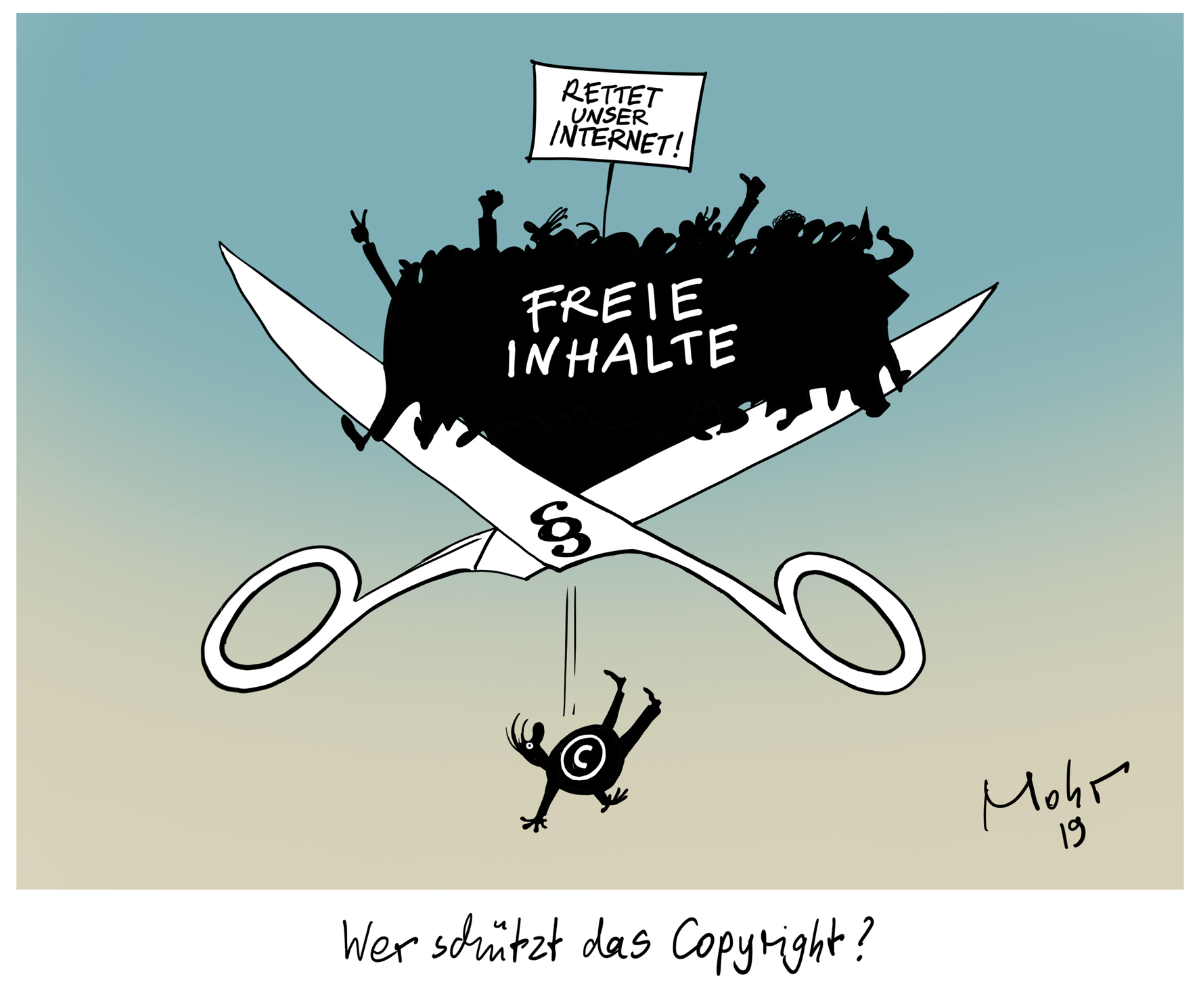Wer schützt das Copyright?
