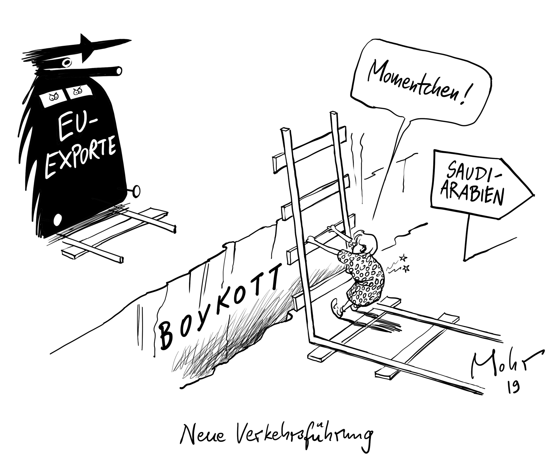 Neue Verkehrsführung