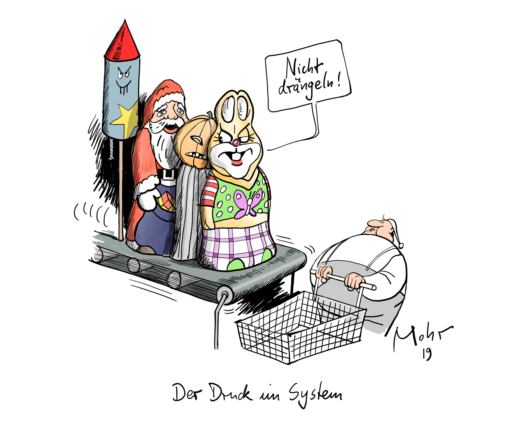 Der Druck im System