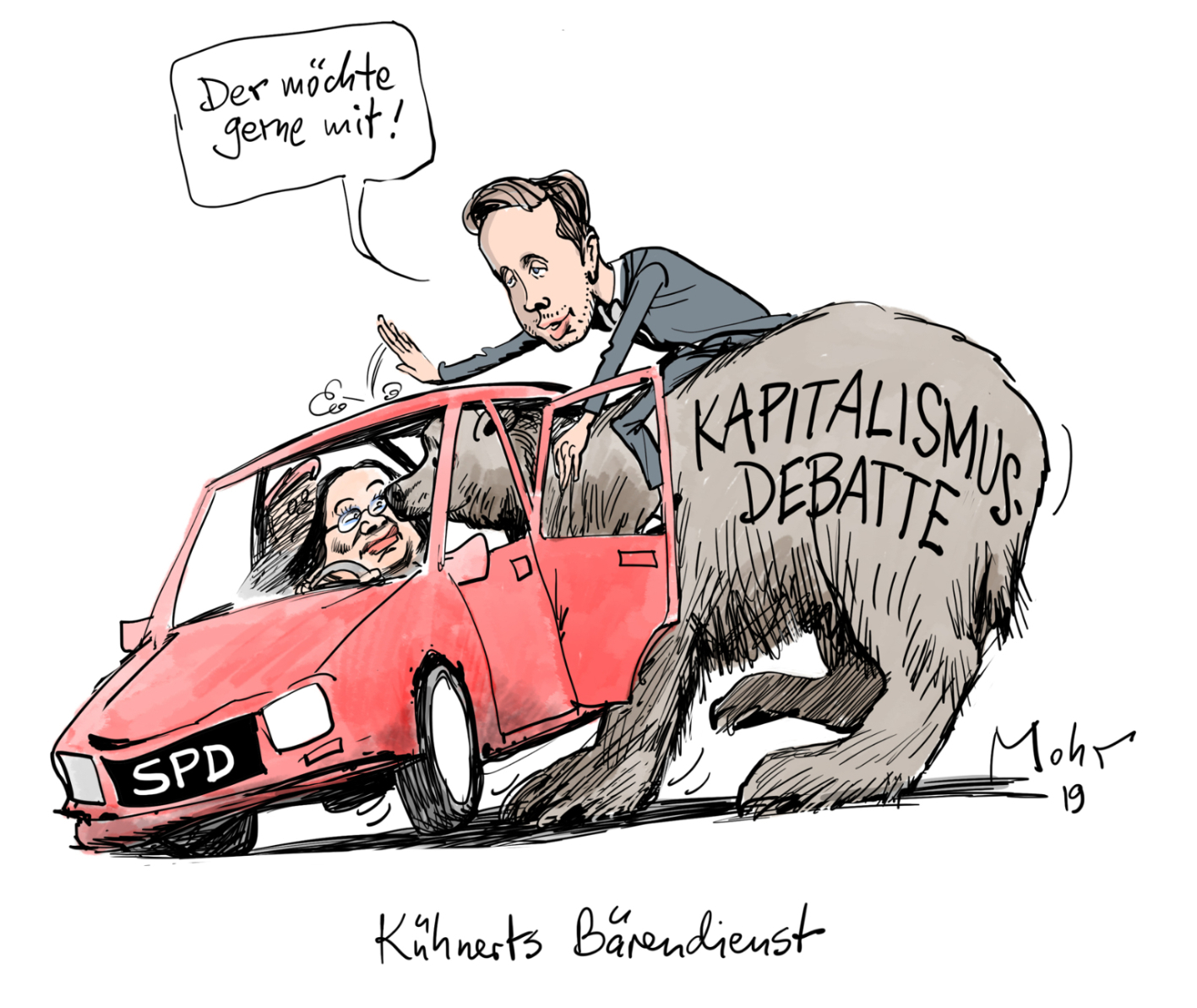 Kühnerts Bärendienst
