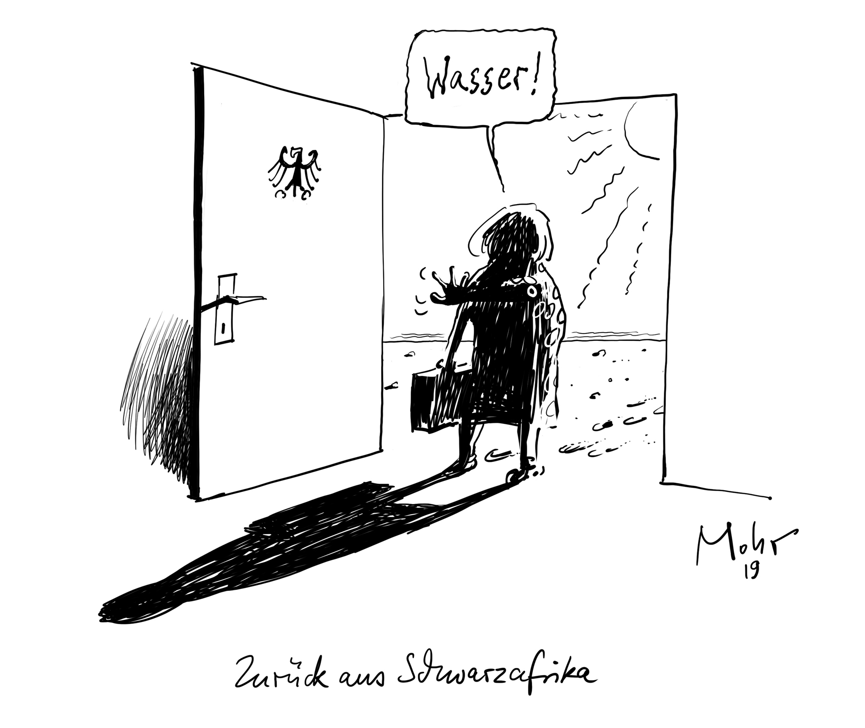 Zurück aus Schwarzafrika