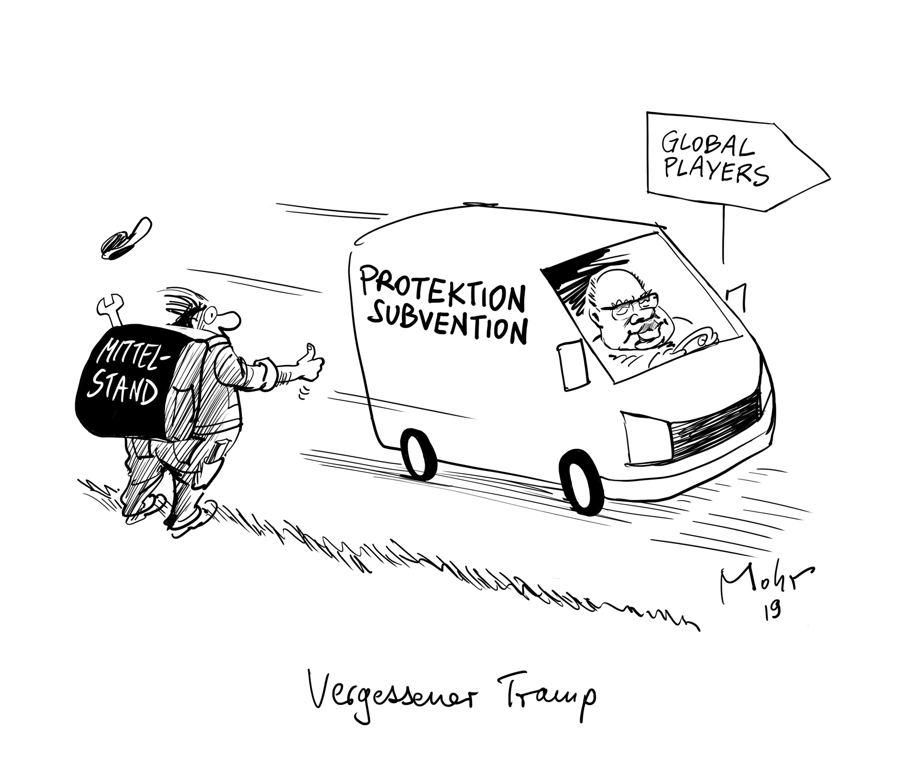 Vergessener Tramp