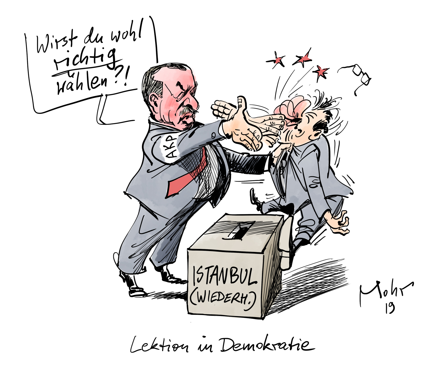 Lektion in Demokratie