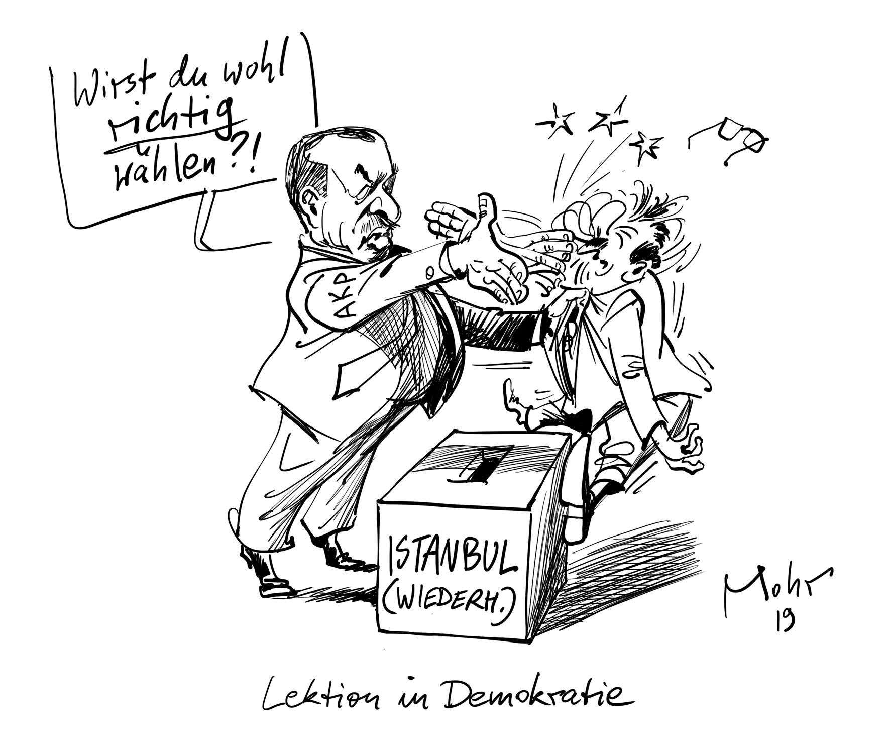 Lektion in Demokratie