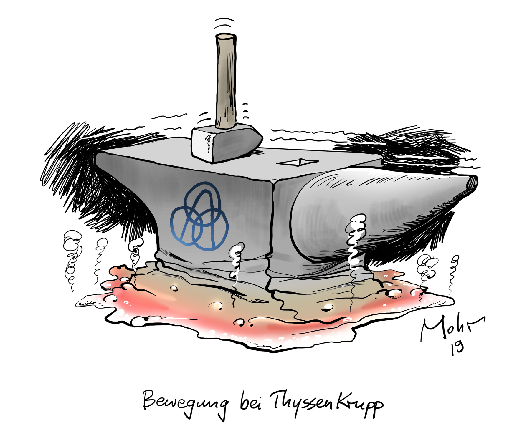Bewegung bei ThyssenKrupp