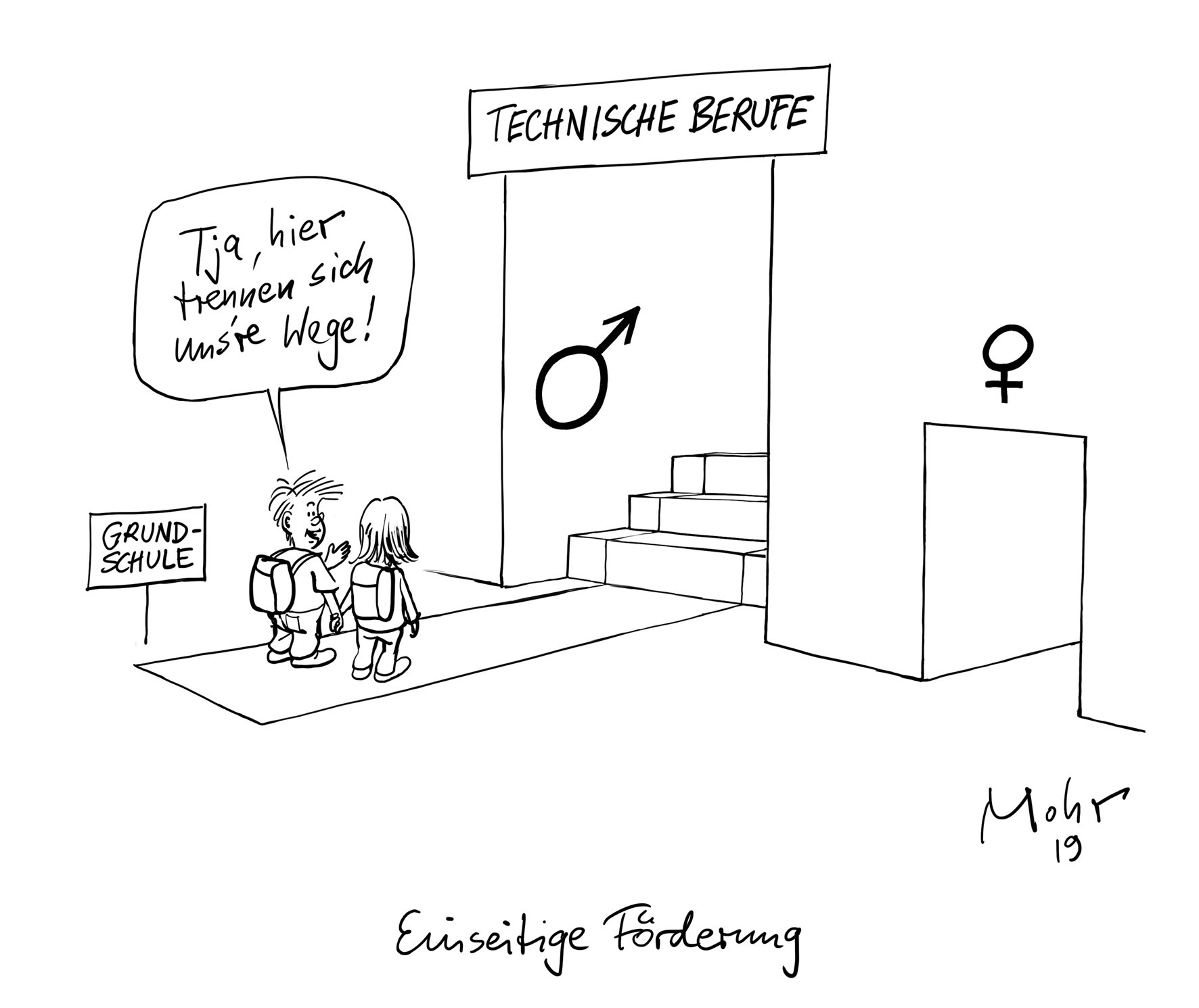 Einseitige Förderung