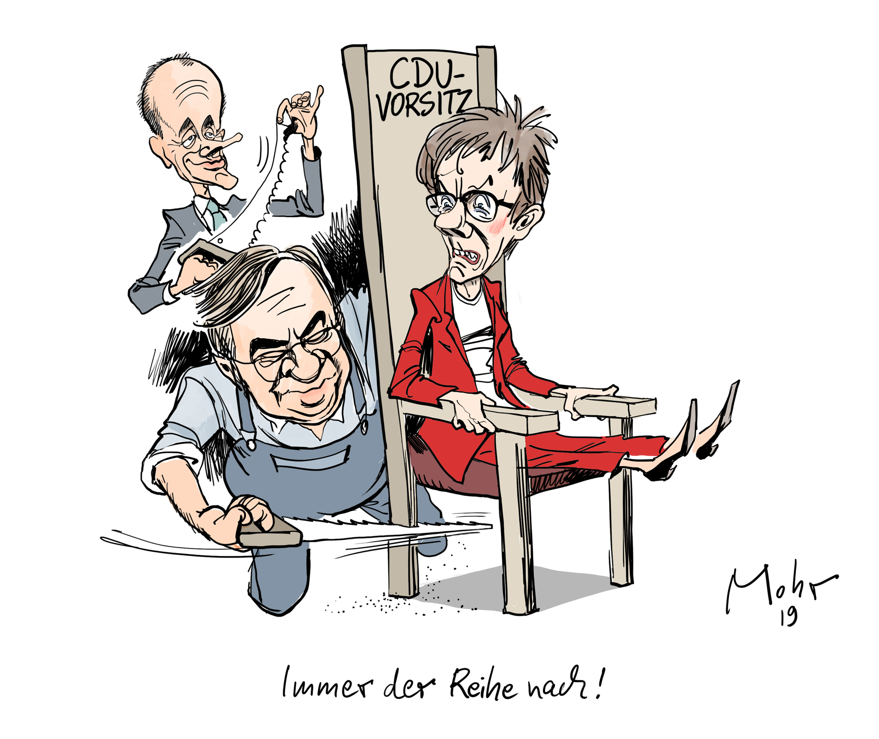 Immer der Reihe nach!