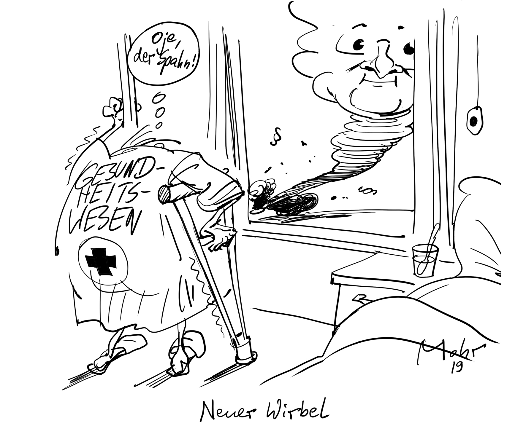 Neuer Wirbel