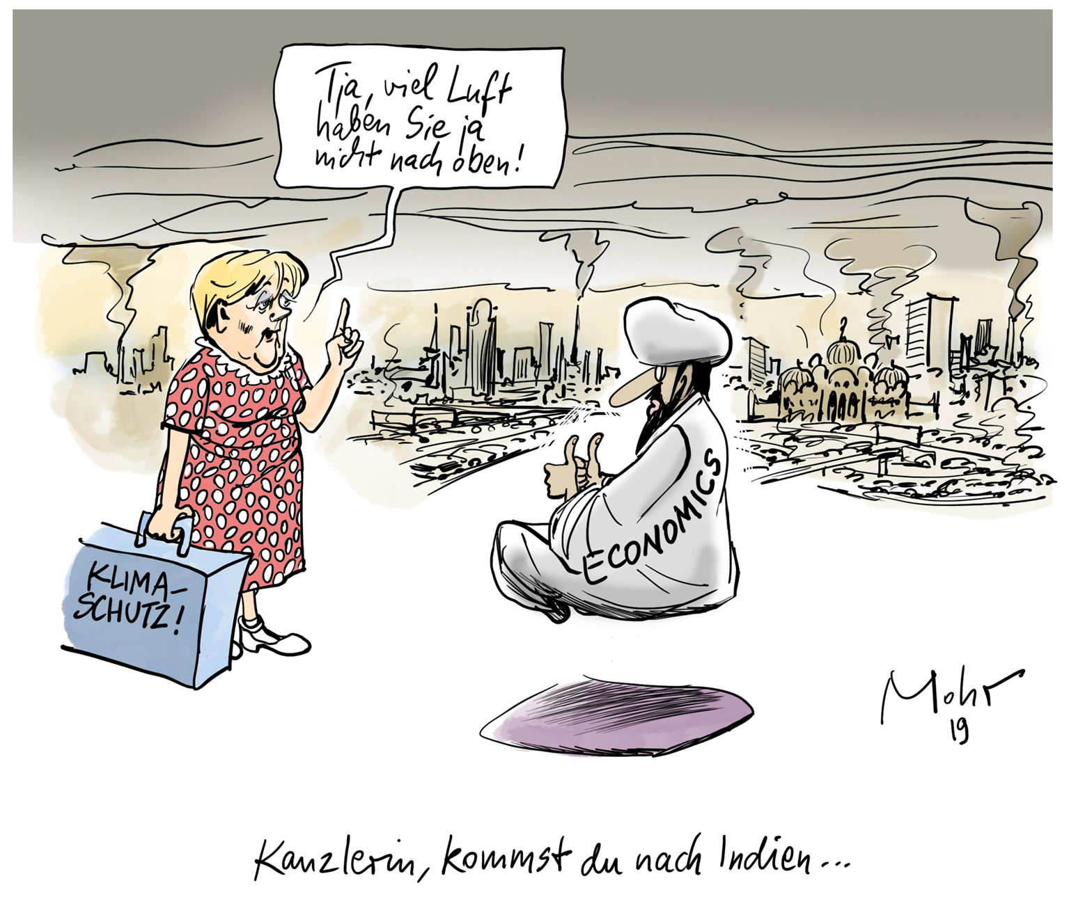 Kanzlerin, kommst du nach Indien...