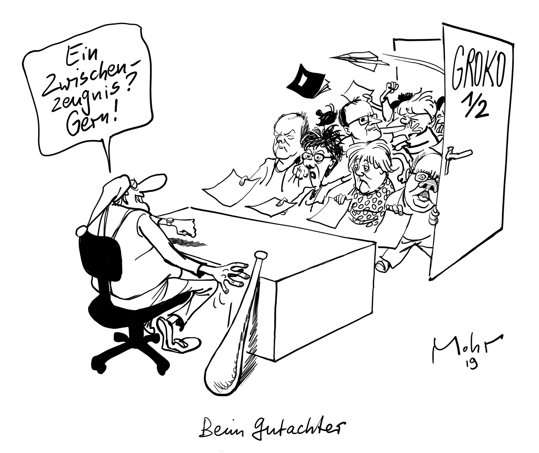 Beim Gutachter