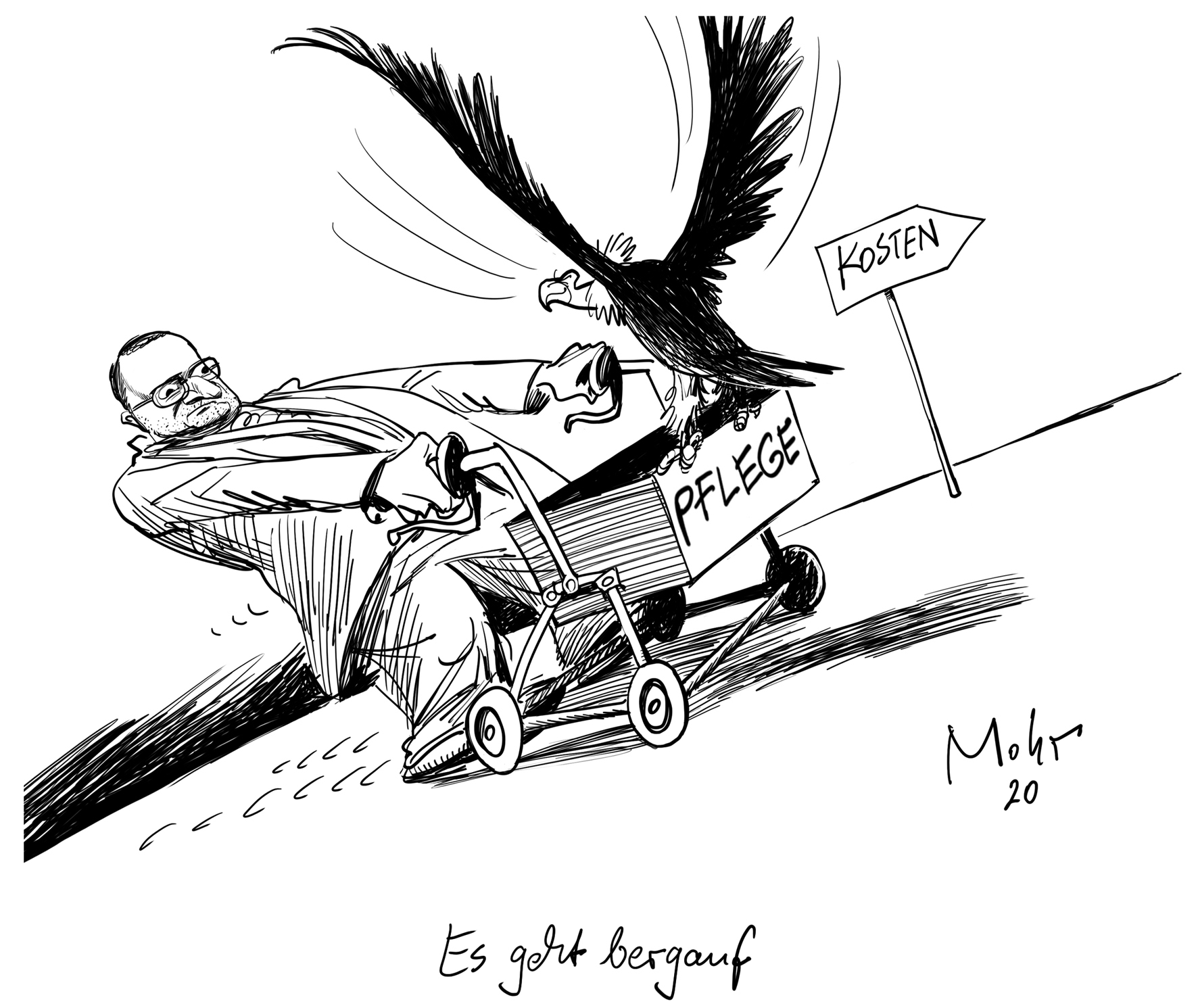 Es geht bergauf