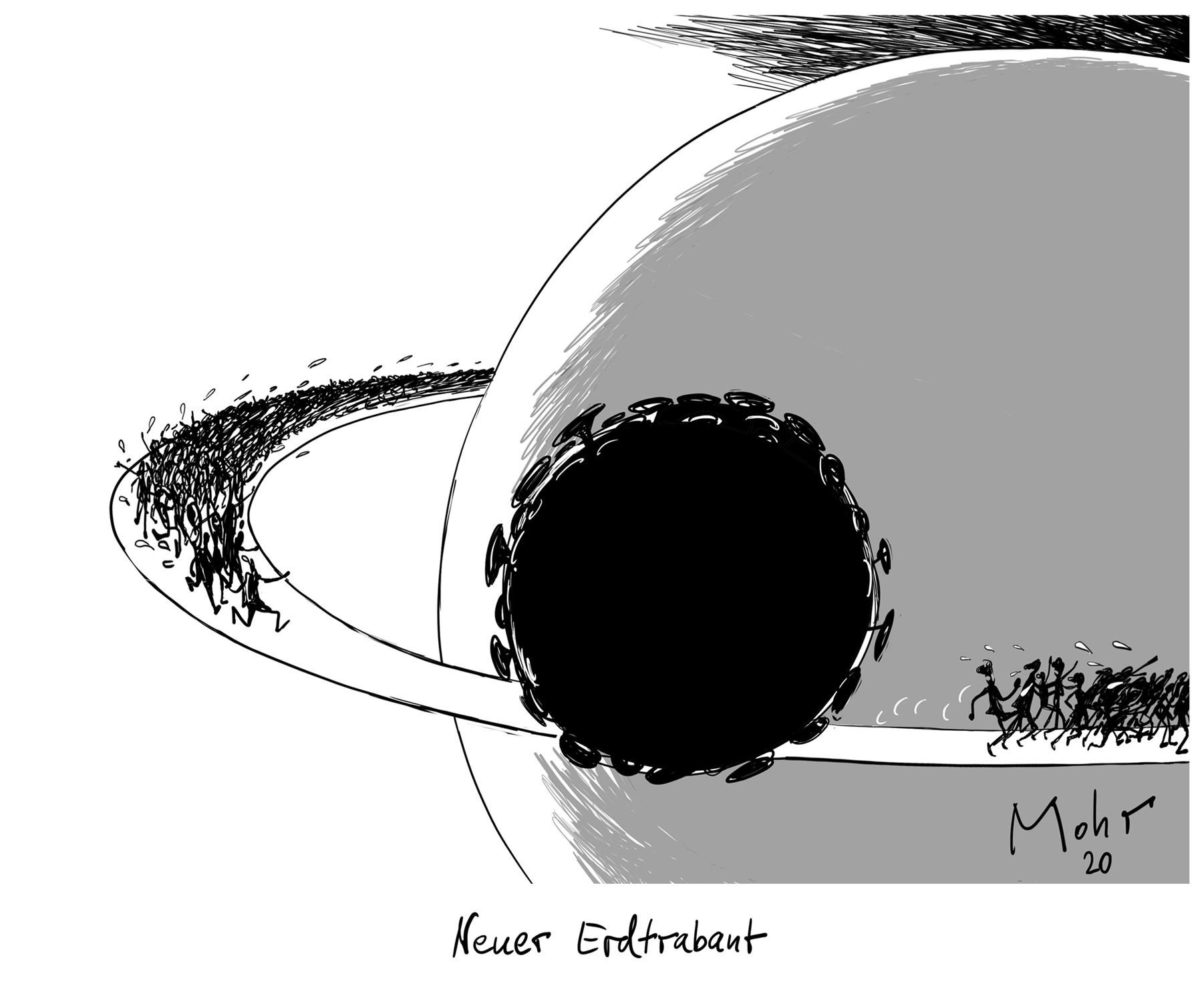 Neuer Erdtrabant