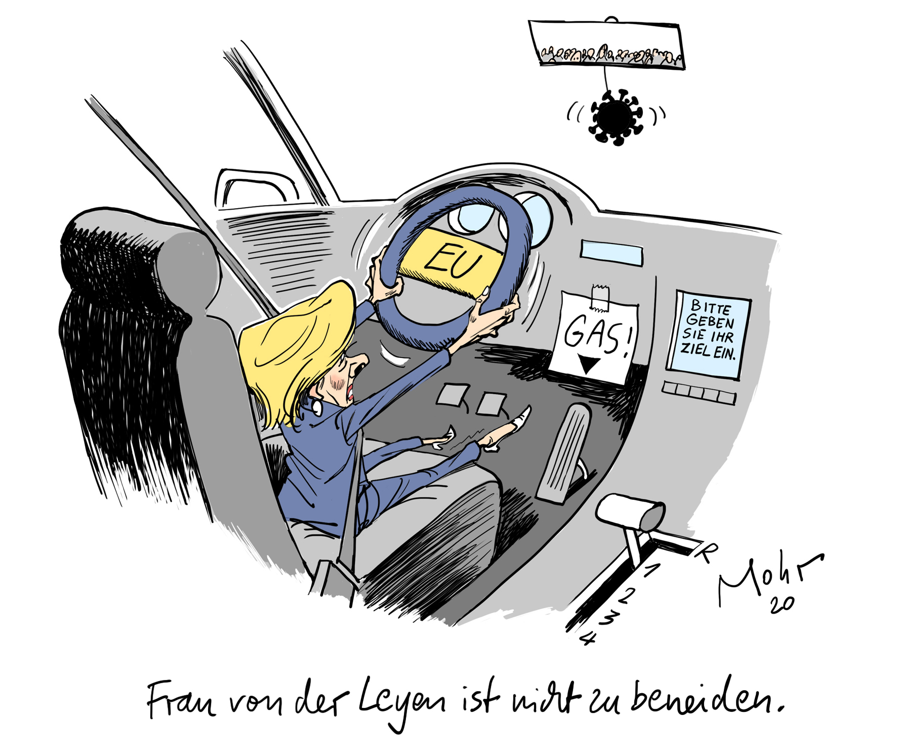Frau von der Leyen ist nicht zu beneiden.