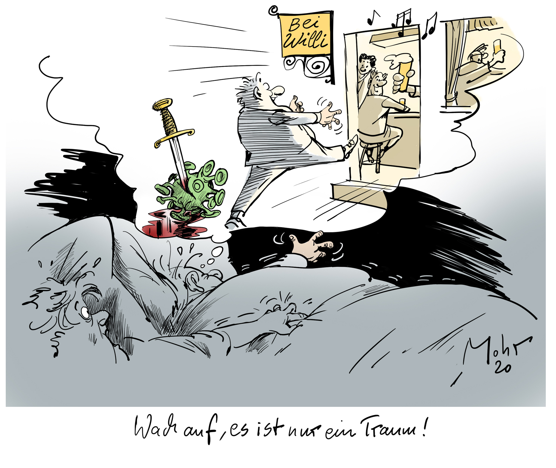 Wach auf, es ist nur ein Traum!