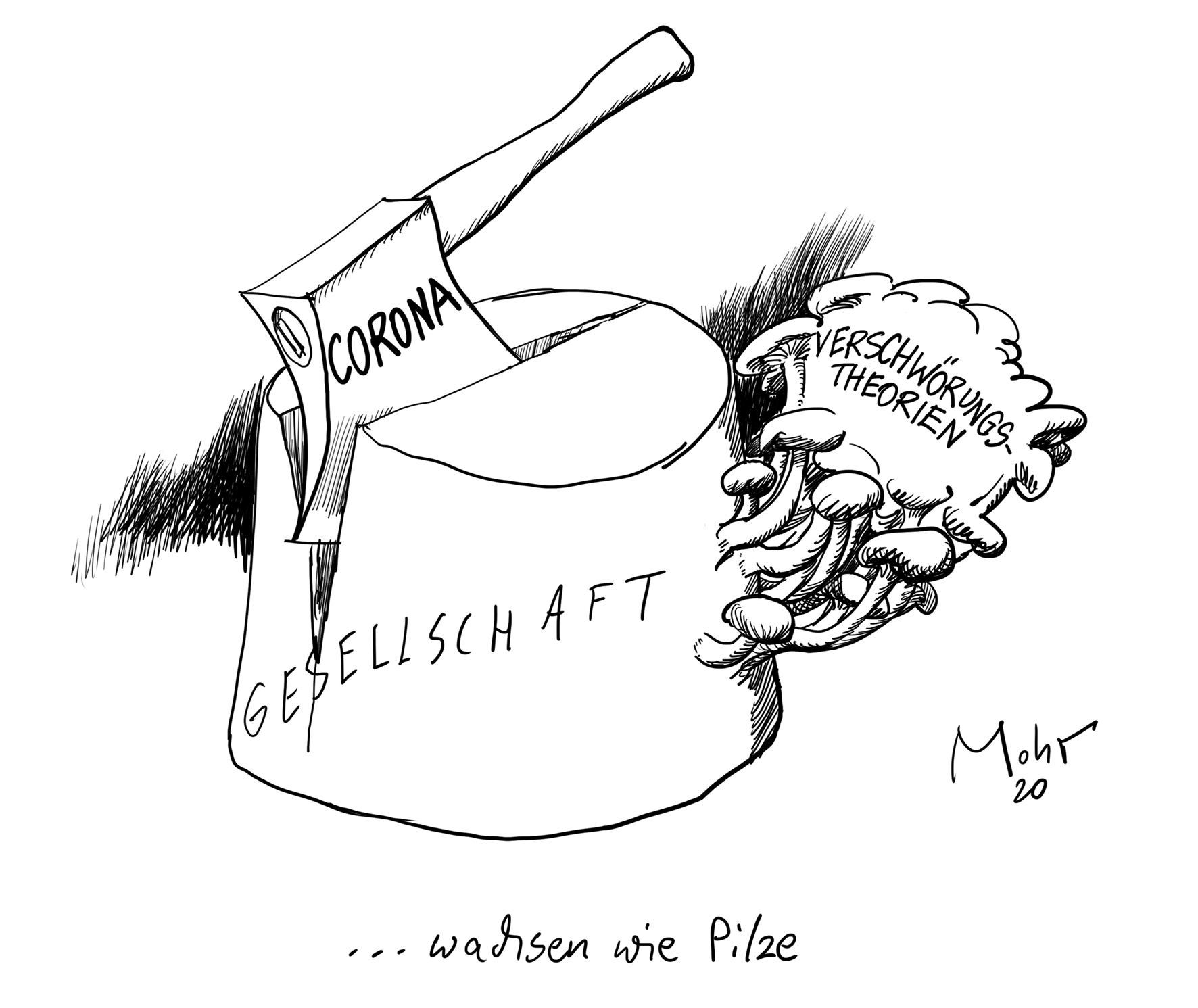 ... wachsen wie Pilze 