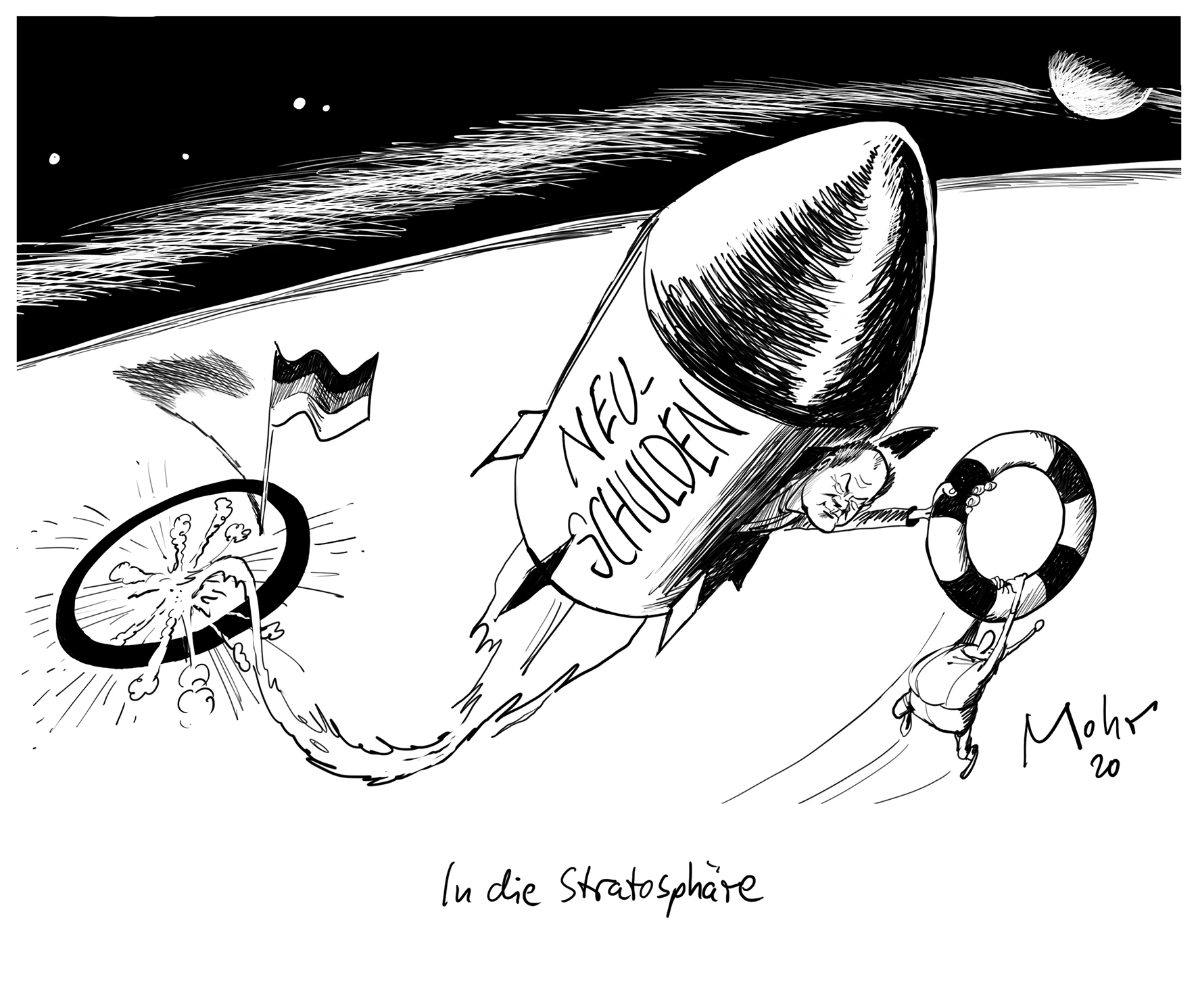 In die Stratosphäre