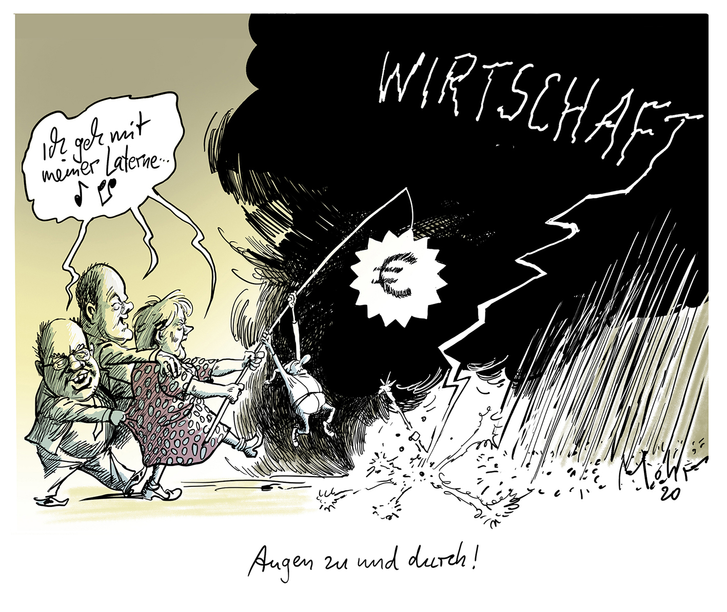Augen zu und durch!