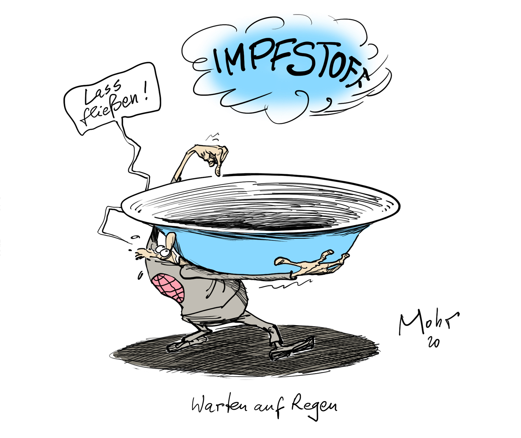 Warten auf Regen 