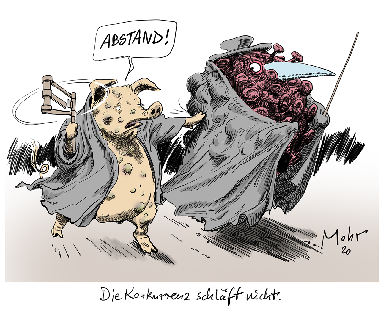 Die Konkurrenz schläft nicht.