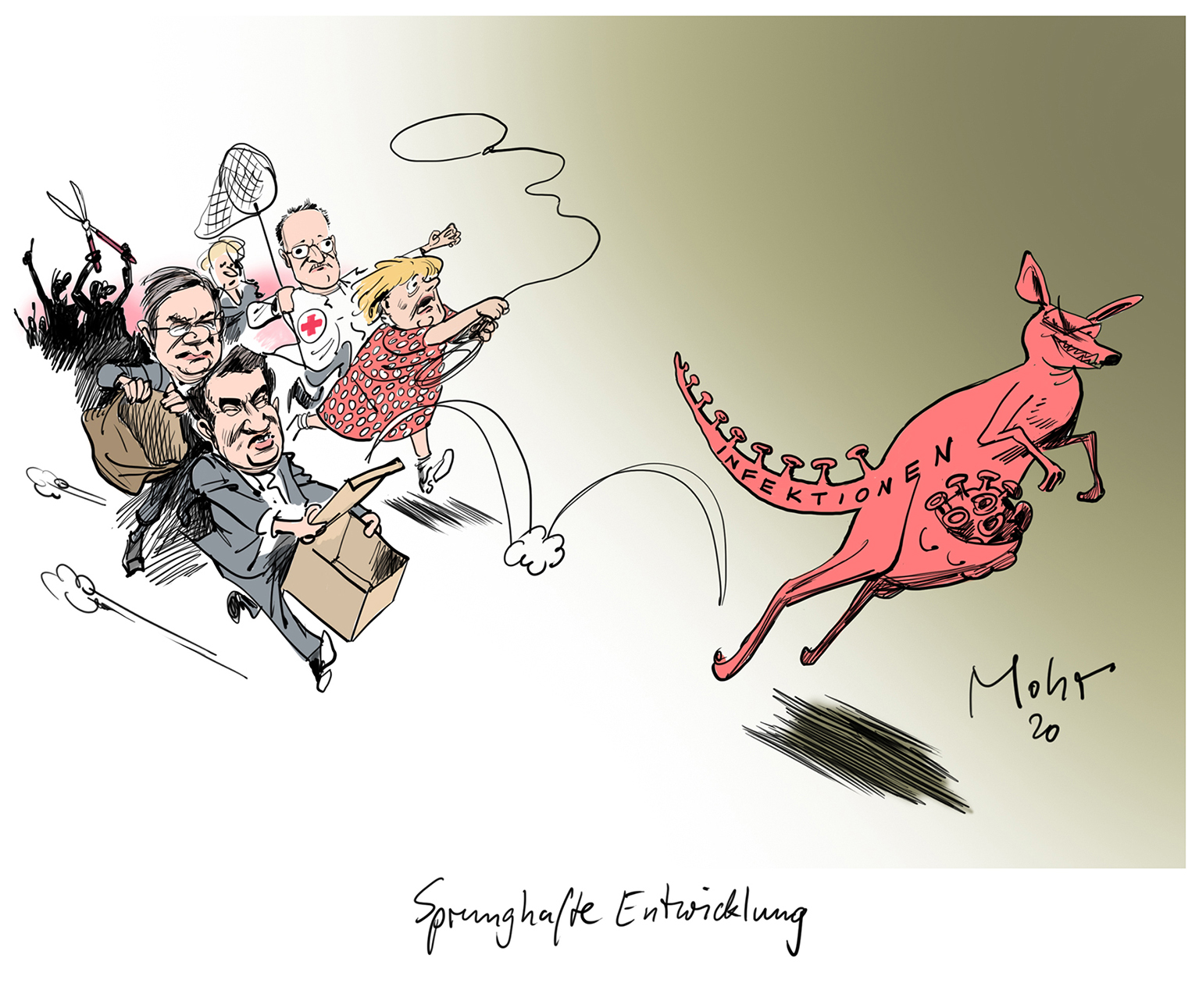 Sprunghafte Entwicklung