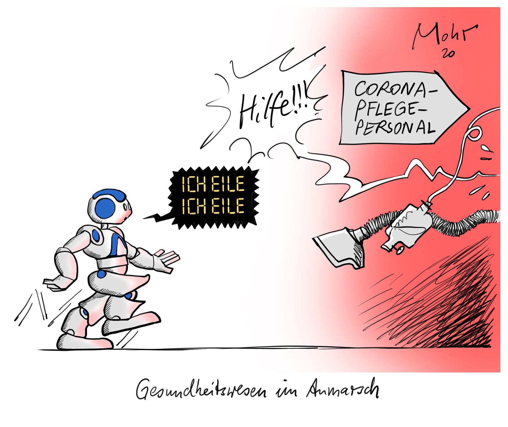 Gesundheitswesen im Anmarsch