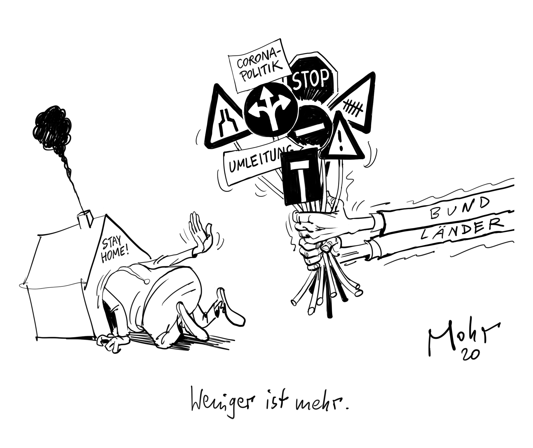 Weniger ist mehr.