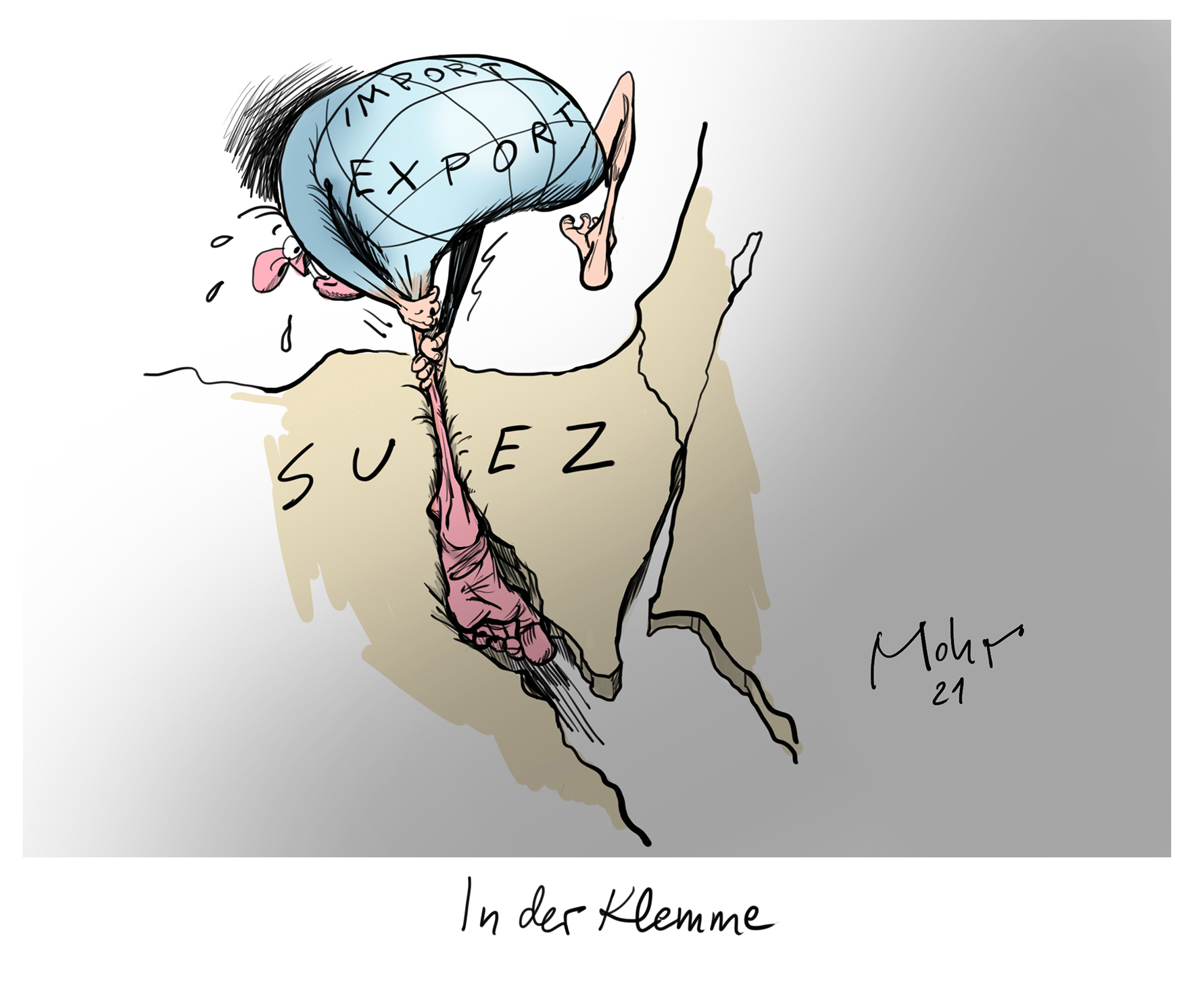 In der Klemme