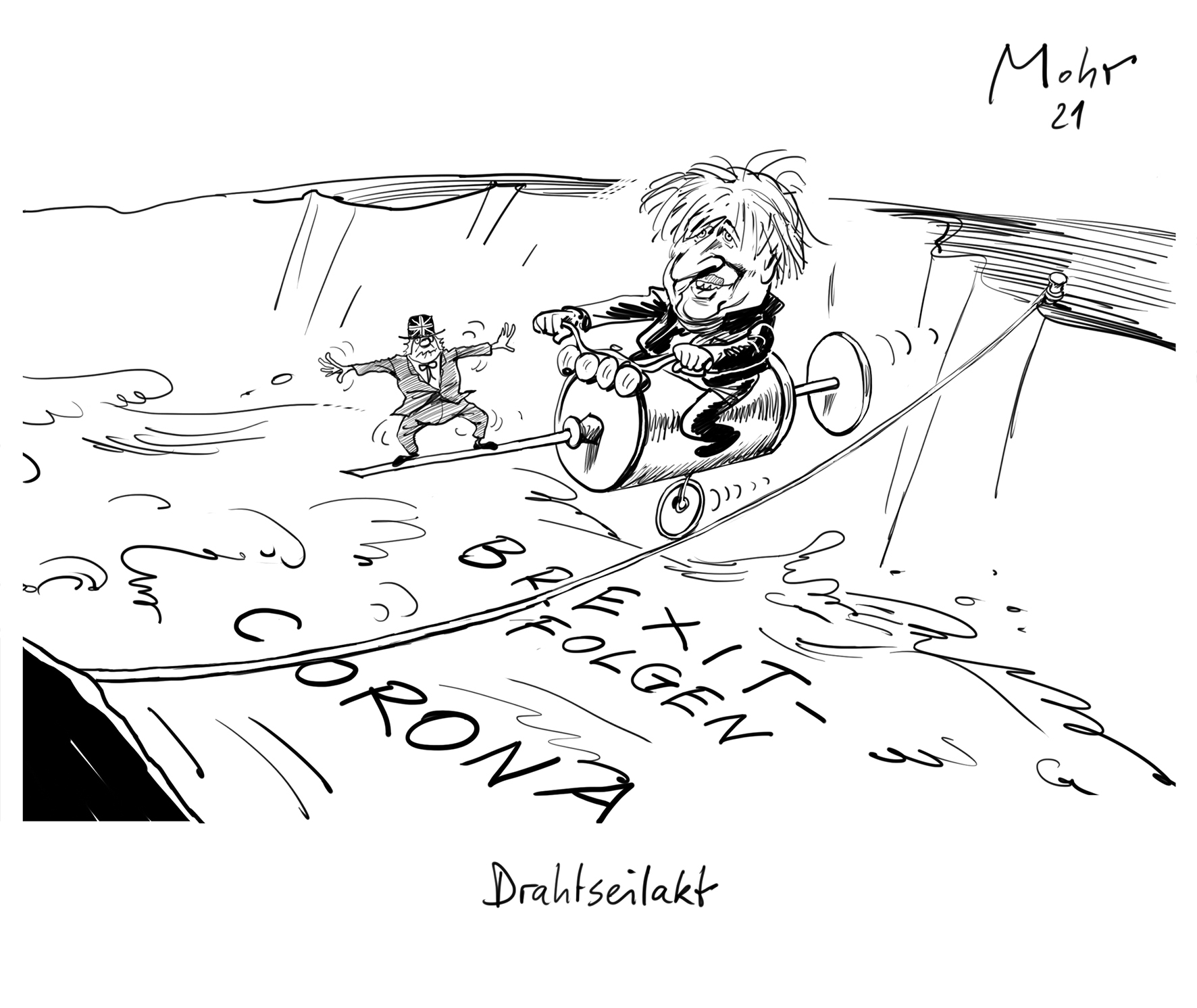Drahtseilakt