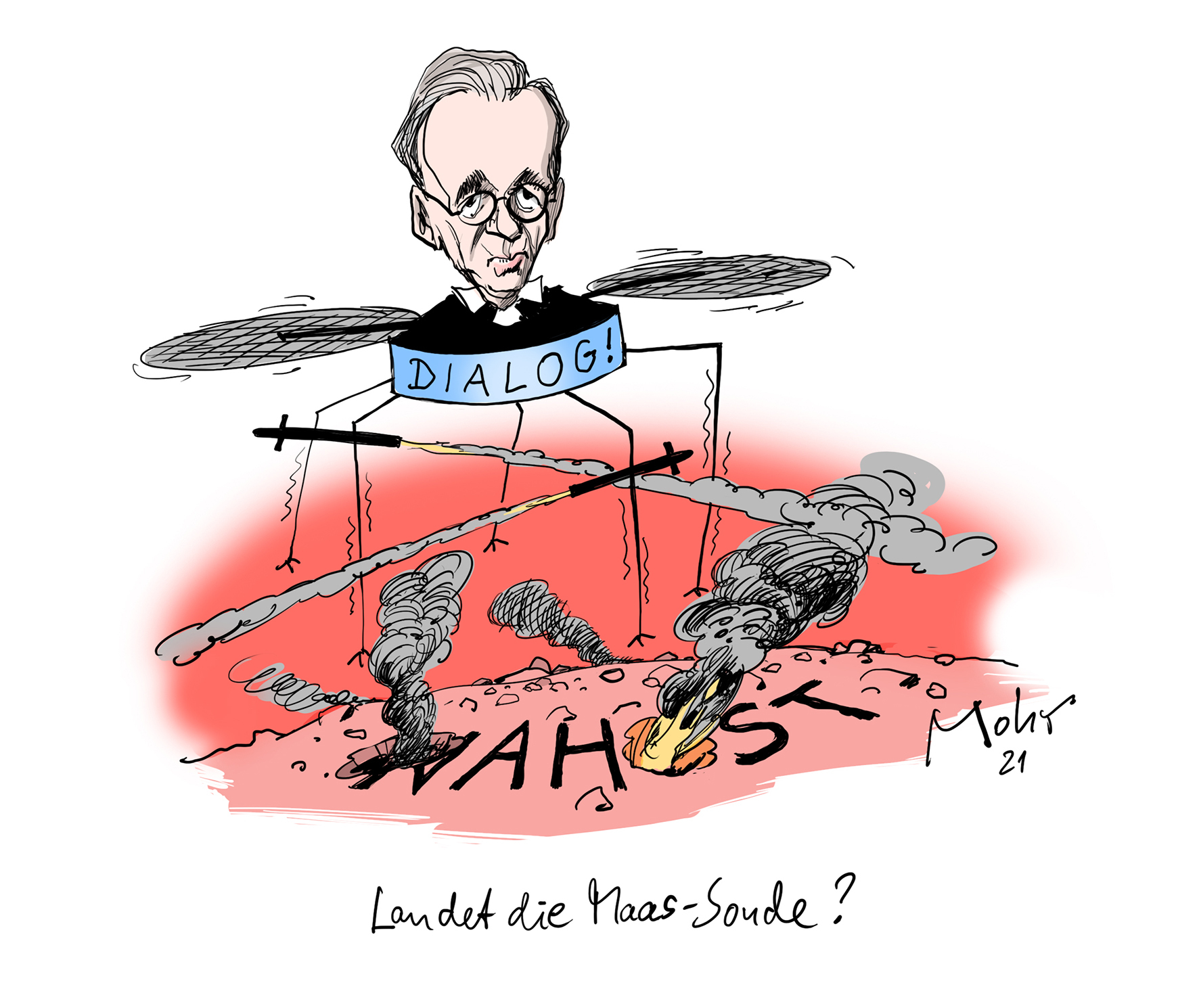 Landet die Maas-Sonde?