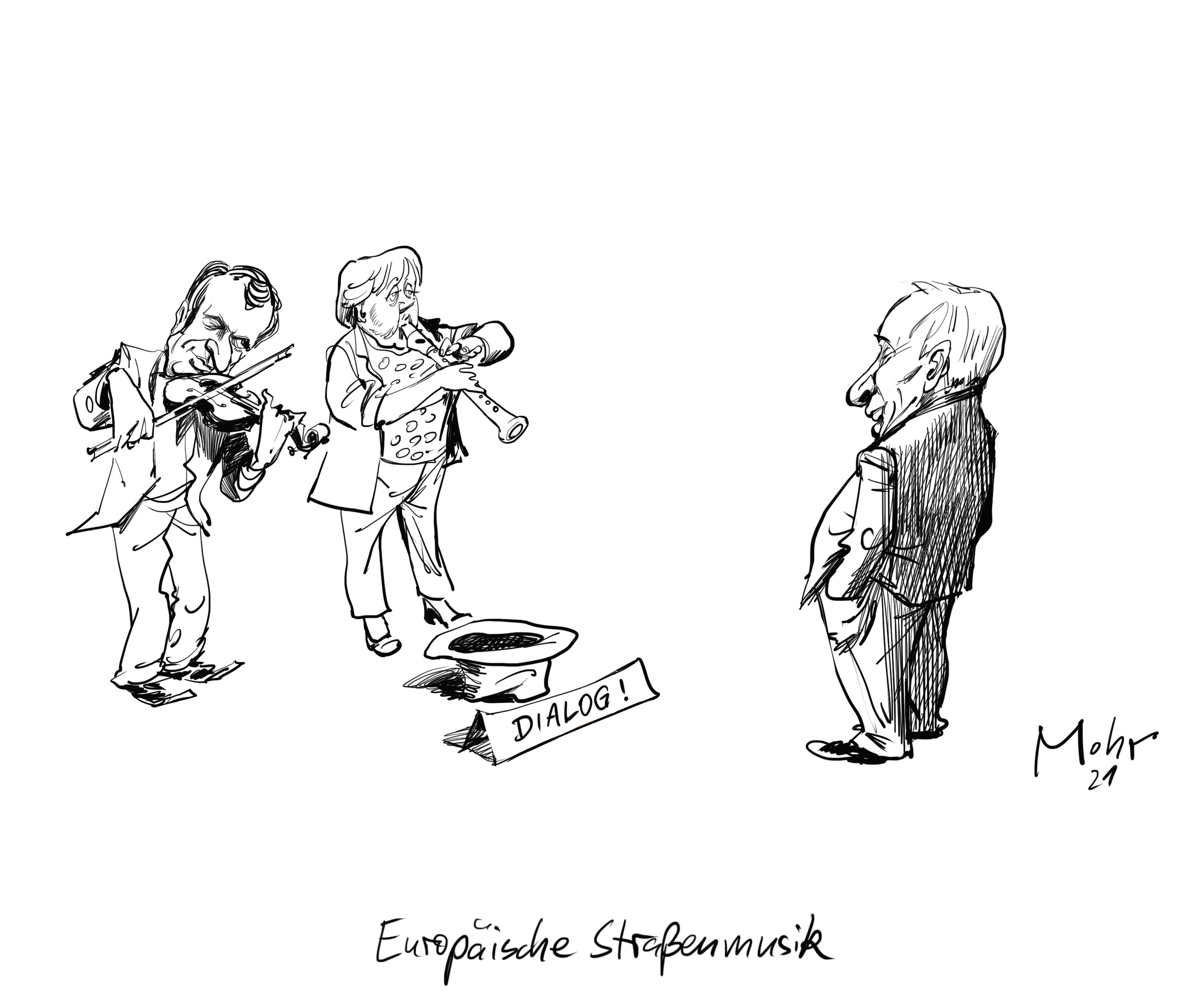 Europäische Straßenmusik