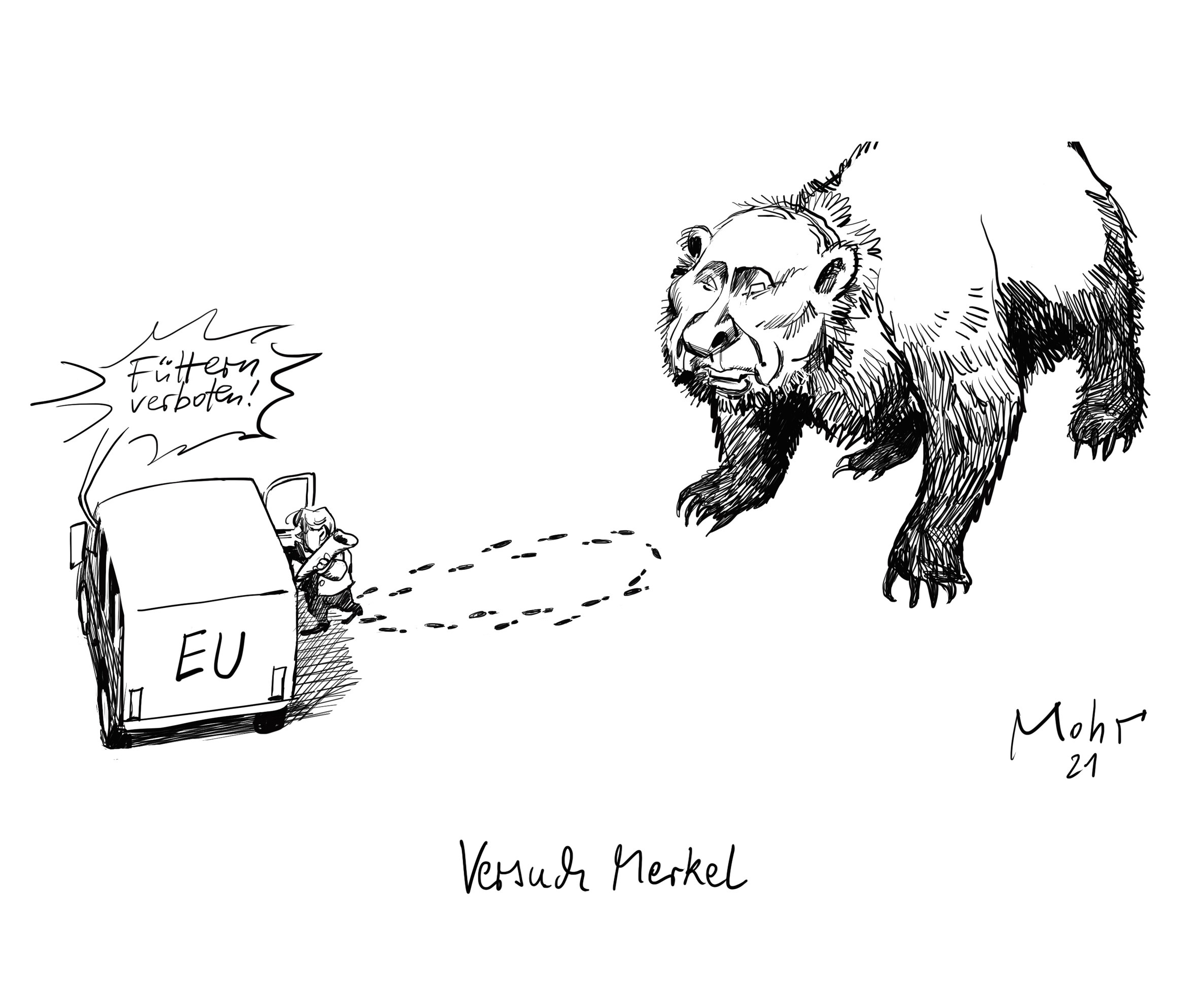 Versuch Merkel