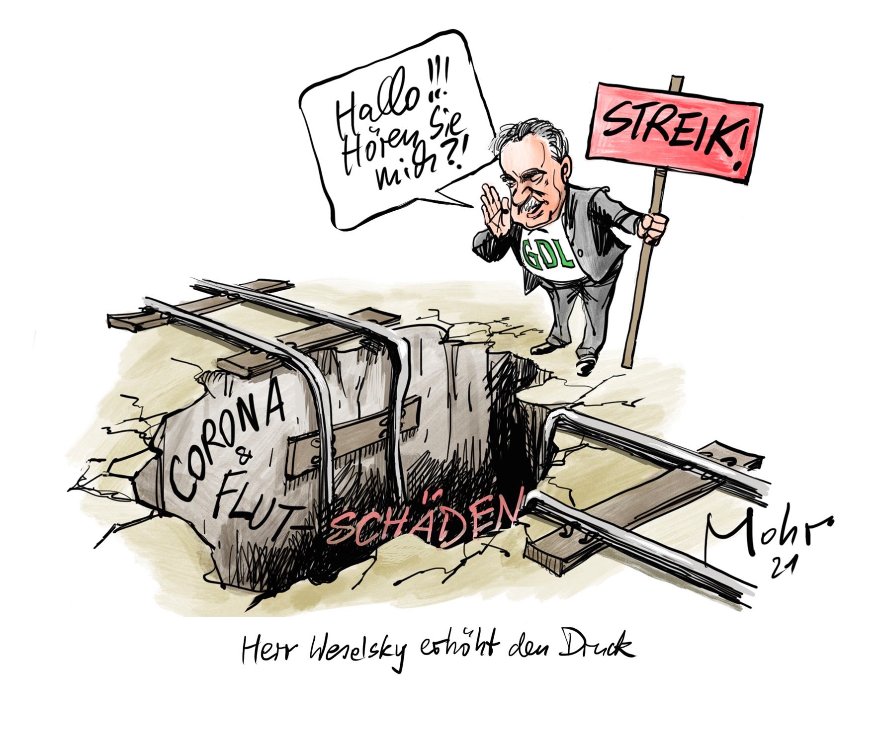 Herr Weselsky erhöht den Druck