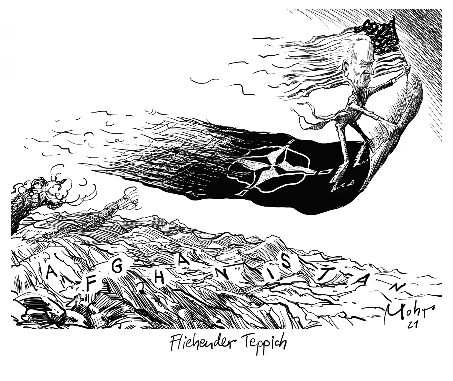 Fliehender Teppich