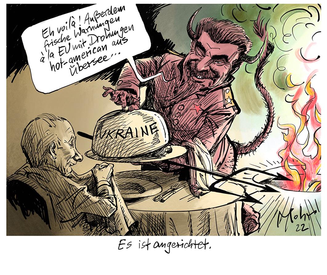 Es ist angerichtet.
