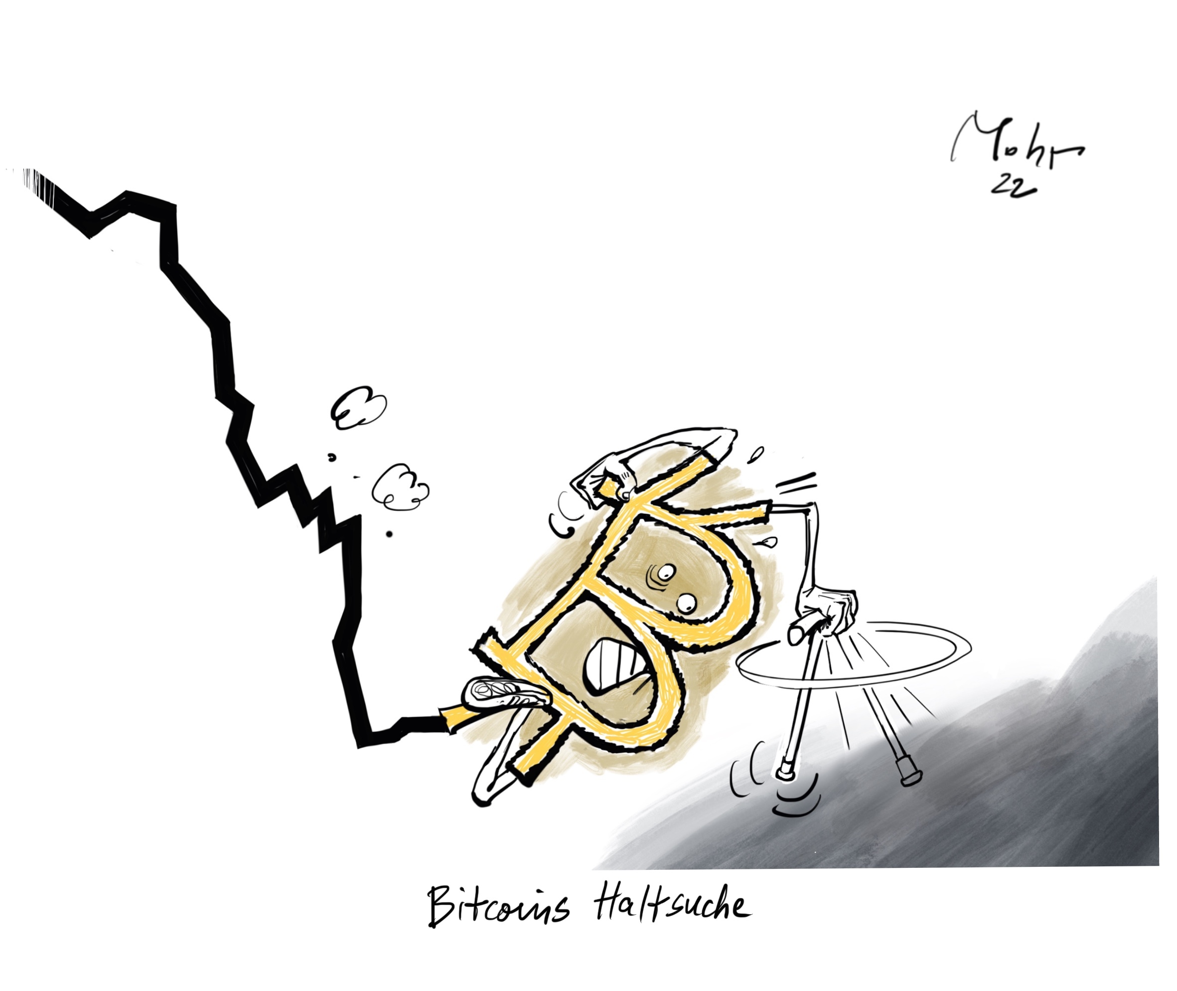 Bitcoins Haltsuche