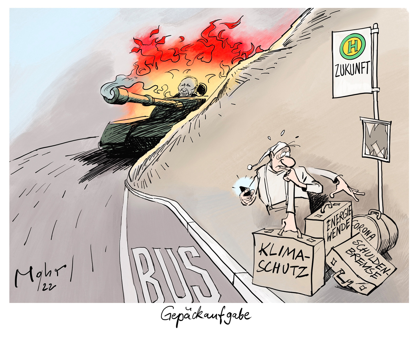Gepäckaufgabe